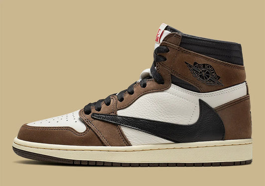 Jordan 1 Retro High OG SP Travis Scott en marrón